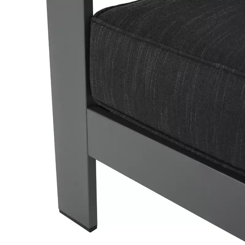 Cape Coral Set of 4 Aluminum Club Chair: Water Resistant & Weather-Resistant - Christopher Knight Home