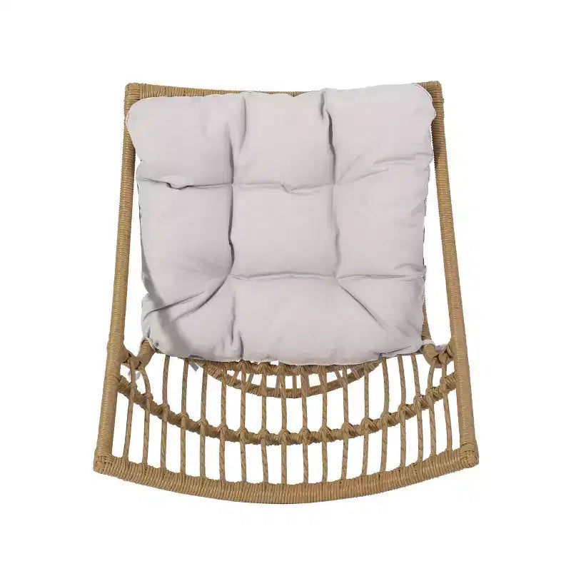 Christopher Knight Home Caryl Outdoor Club Chair with Cushions Wicker Light Brown/Beige