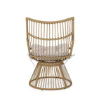 Christopher Knight Home Caryl Outdoor Club Chair with Cushions Wicker Light Brown/Beige