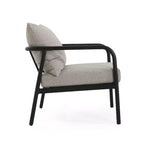 Christopher Knight Home 2pc Jansen Outdoor Patio Club Chair Aluminum Beige Black