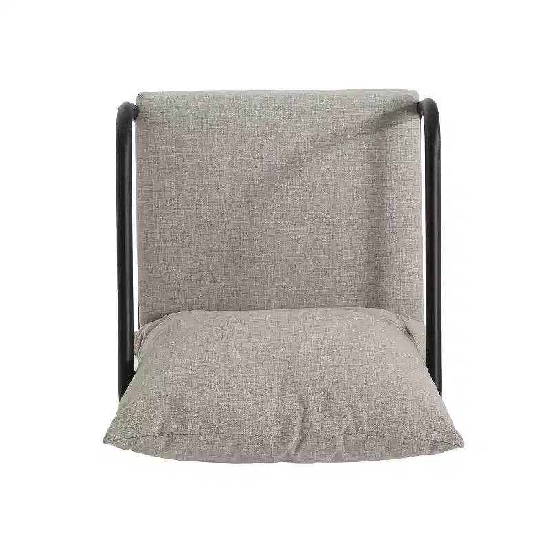 Christopher Knight Home 2pc Jansen Outdoor Patio Club Chair Aluminum Beige Black