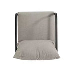 Christopher Knight Home 2pc Jansen Outdoor Patio Club Chair Aluminum Beige Black