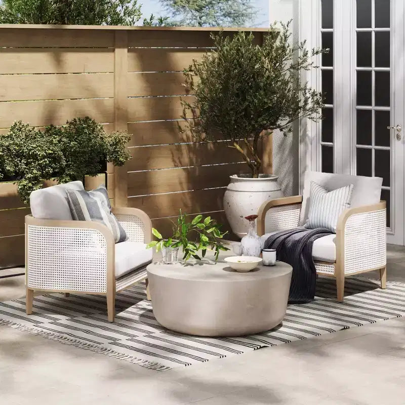Nathan James Twila Outdoor Accent Chair Gray