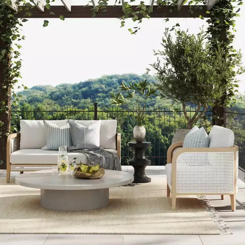 Nathan James Twila Outdoor Accent Chair Gray