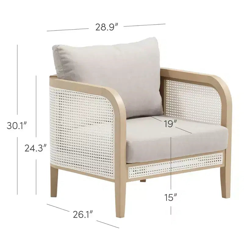 Nathan James Twila Outdoor Accent Chair Gray
