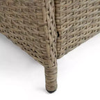 Greemotion 2pc Garda Gas Spring Assisted Reclining Outdoor Cushioned Patio Chair Beige: Aluminum Frame, UV & Weather-Resistant