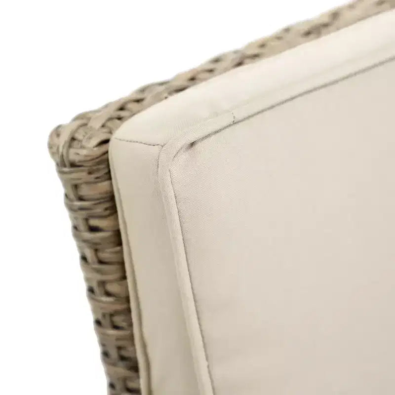 Greemotion 2pc Garda Gas Spring Assisted Reclining Outdoor Cushioned Patio Chair Beige: Aluminum Frame, UV & Weather-Resistant