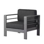 Christopher Knight Home Cape Coral Outdoor Aluminum Club Chair with Water-Resistant Cushions