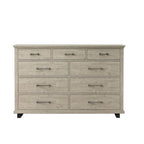 Farmhouse 4-Piece Bedroom Set - 2 Nightstand, 1 Chest and 1 Dresser