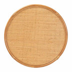 bali & pari Louis Modern Bohemian Natural Brown Rattan Coffee Table