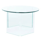 SAFAVIEH Beda Tempered Glass Coffee Table - 47 W x 28 D x 16 H - 47Wx28Dx16H