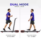 Sunny Health & Fitness Smart Compact Treadpad Electric Treadmill