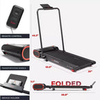 Sunny Health & Fitness Smart Compact Treadpad Electric Treadmill