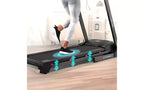 Sunny Health & Fitness Premium Non-Powered Treadmill Auto Incline and Bluetooth