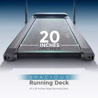 Sunny Health & Fitness Pegasus Connected Folding ElectricTreadmill