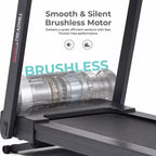 Sunny Health & Fitness Interactive Slim Auto Incline Treadmill