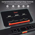 Sunny Health & Fitness Interactive Slim Auto Incline Treadmill