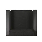 Christopher Knight Home Aria Outdoor Aluminum Club Chair with Cushions (Set of 4), Black/Dark Gray