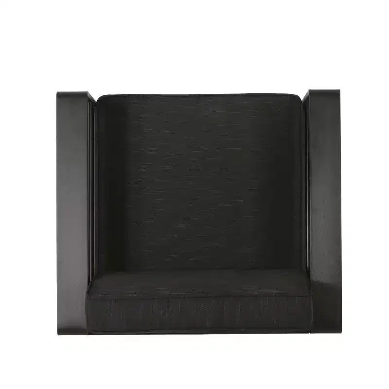 Christopher Knight Home Aria Outdoor Aluminum Club Chair with Cushions (Set of 4), Black/Dark Gray