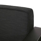 Christopher Knight Home Aria Outdoor Aluminum Club Chair with Cushions (Set of 4), Black/Dark Gray
