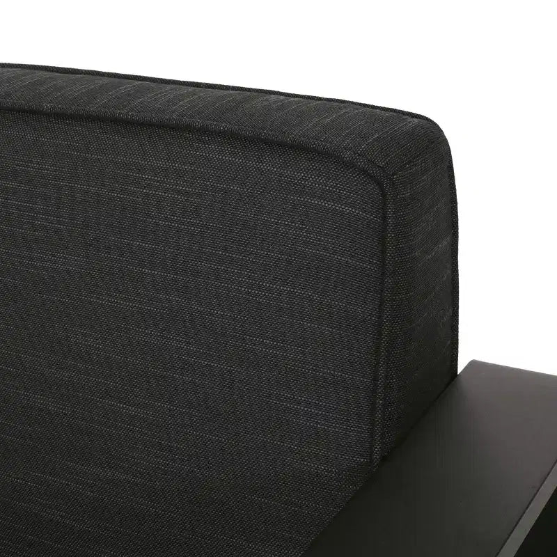 Christopher Knight Home Aria Outdoor Aluminum Club Chair with Cushions (Set of 4), Black/Dark Gray