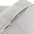 Christopher Knight Home Wevin Aluminum Chair with Cushions (Set of 2), Light Grey