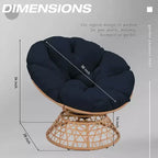 UPTIOT Patio Chair with Cushions