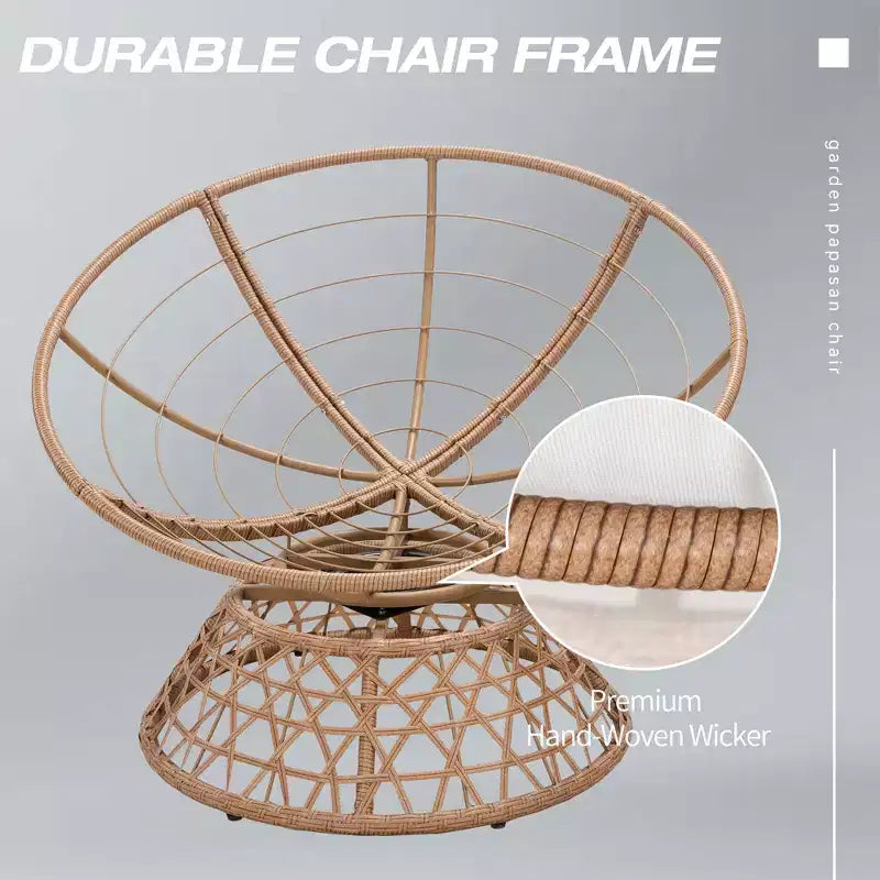 UPTIOT Patio Chair with Cushions