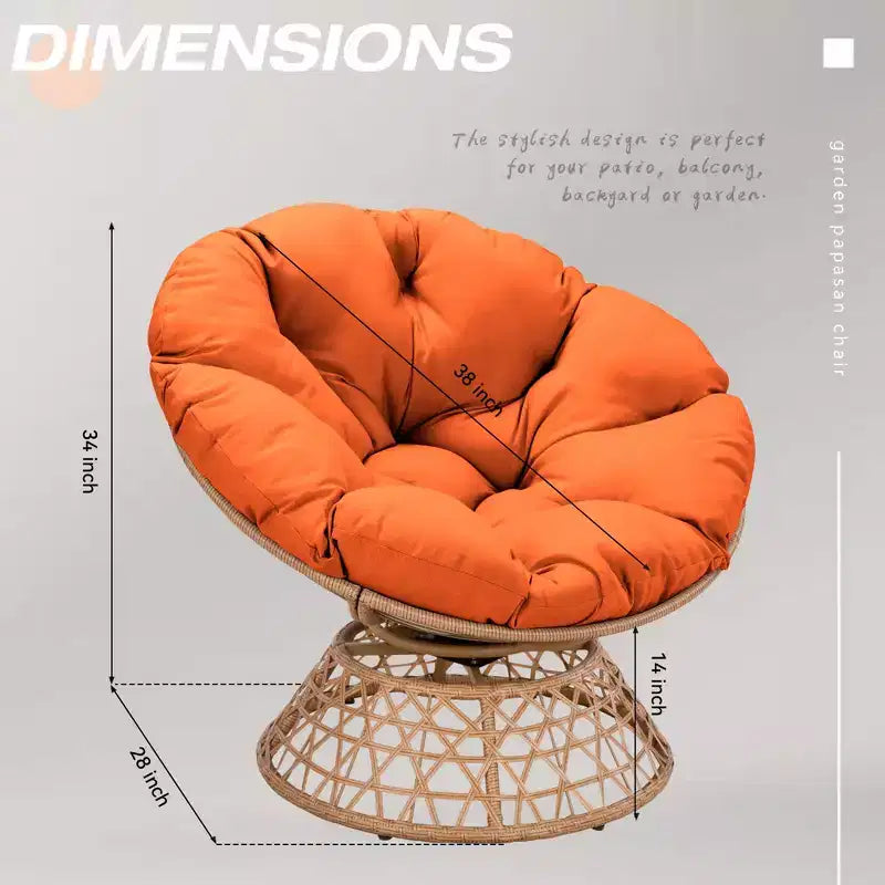 UPTIOT Patio Chair with Cushions