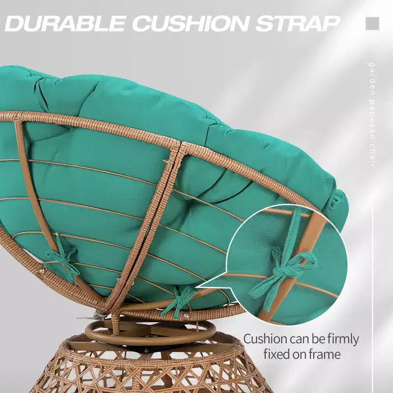 UPTIOT Patio Chair with Cushions