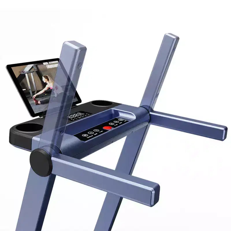 DeerRun A1 Pro+ Folding Treadmill with 6% Incline, Bluetooth Running Machine for Walking-Running