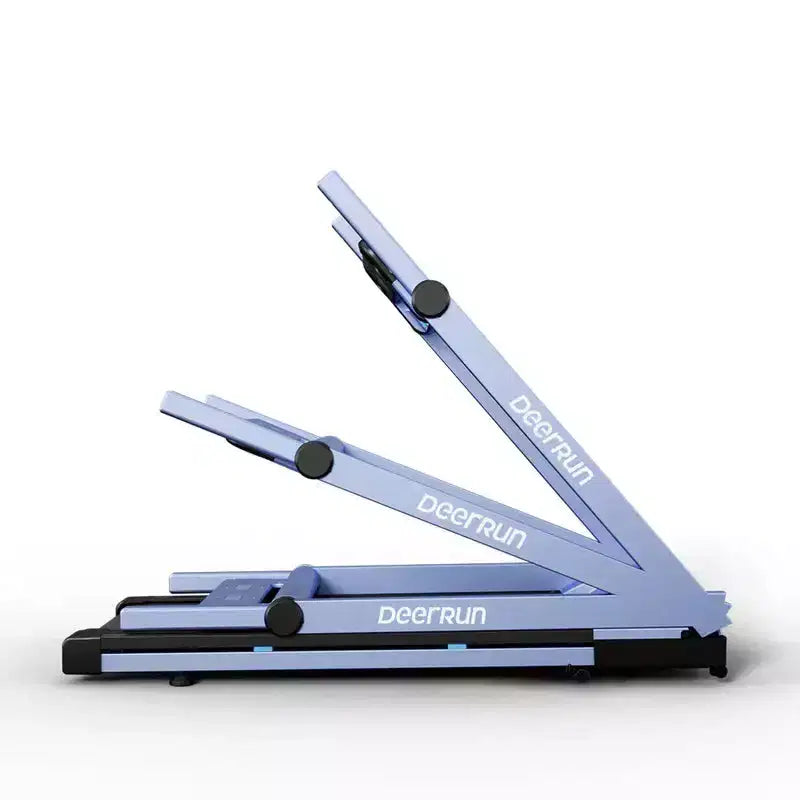 DeerRun A1 Pro+ Folding Treadmill with 6% Incline, Bluetooth Running Machine for Walking-Running
