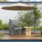Christopher Knight Home Cassie Outdoor Aluminum Club Chair with Rope Accents