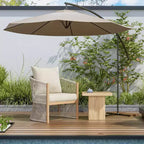 Christopher Knight Home Cassie Outdoor Aluminum Club Chair with Rope Accents