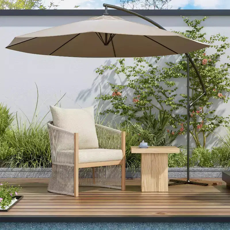 Christopher Knight Home Cassie Outdoor Aluminum Club Chair with Rope Accents