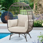 UPTIOT Egg Patio Chair with Cushions