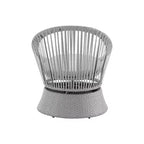 Christopher Knight Home Acheson Modern Outdoor Rattan and Iron Upholstered Accent Chair