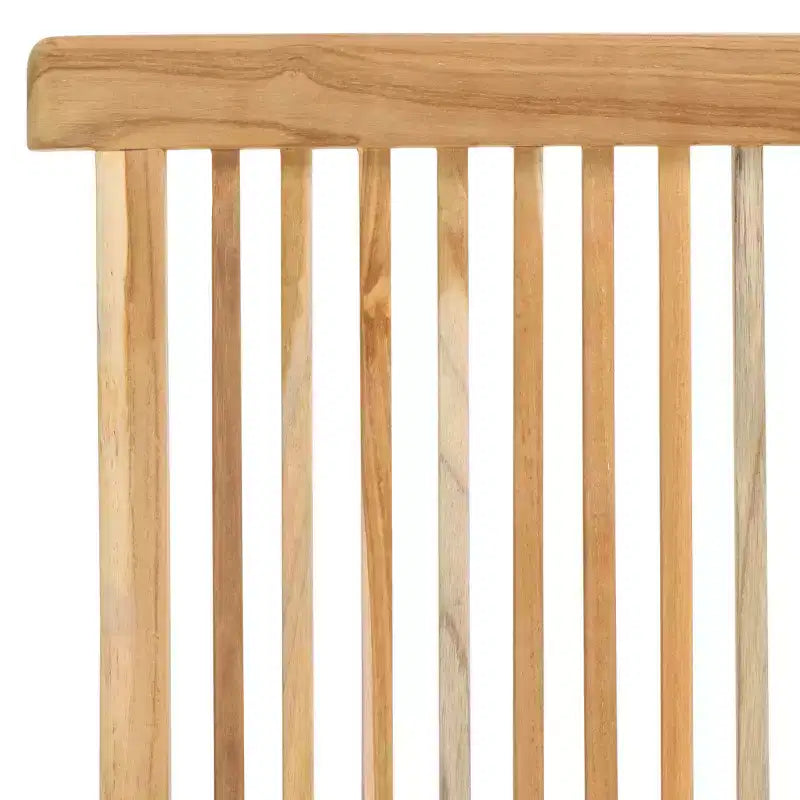Marcus Teak Folding Chair Indoor/Outdoor (Set of 2) - PAT6600 - Natural - Safavieh