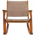 Daniel Rocking Chair Indoor/Outdoor - PAT7094 - Natural/Natural - Safavieh