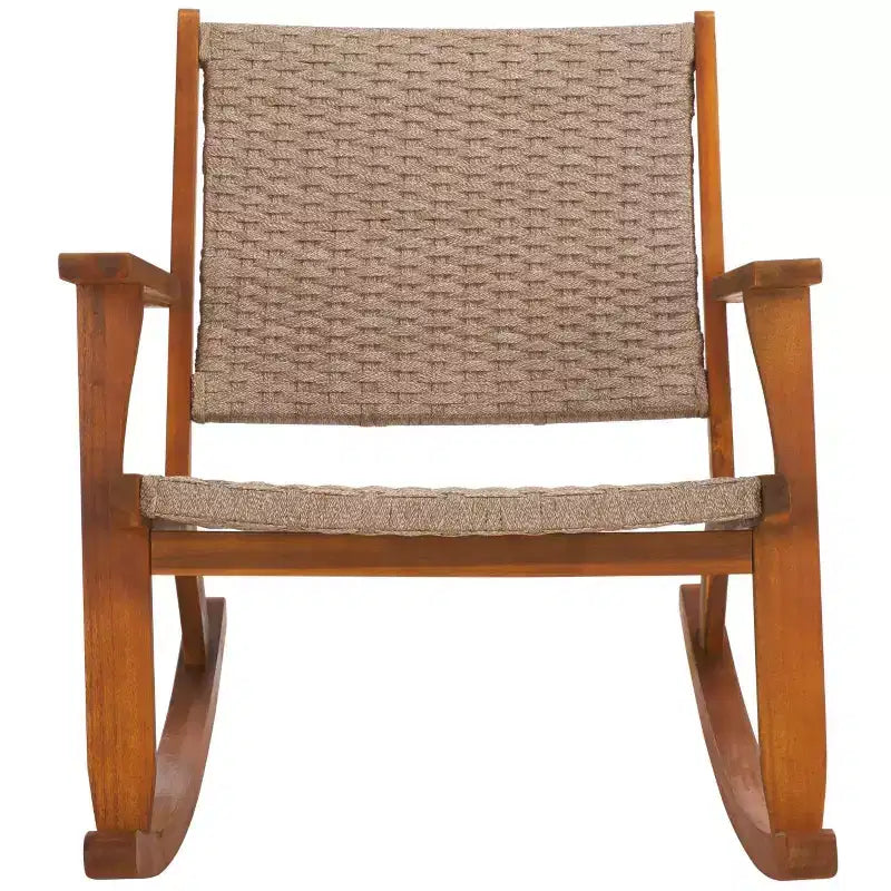 Daniel Rocking Chair Indoor/Outdoor - PAT7094 - Natural/Natural - Safavieh
