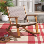 Daniel Rocking Chair Indoor/Outdoor - PAT7094 - Natural/Natural - Safavieh