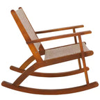 Daniel Rocking Chair Indoor/Outdoor - PAT7094 - Natural/Natural - Safavieh