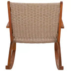 Daniel Rocking Chair Indoor/Outdoor - PAT7094 - Natural/Natural - Safavieh