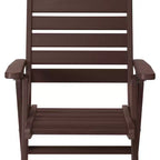 WestinTrends Malibu HDPE Adjustable Highback Folding Patio Dining Chair