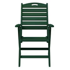 WestinTrends Malibu HDPE Adjustable Highback Folding Patio Dining Chair