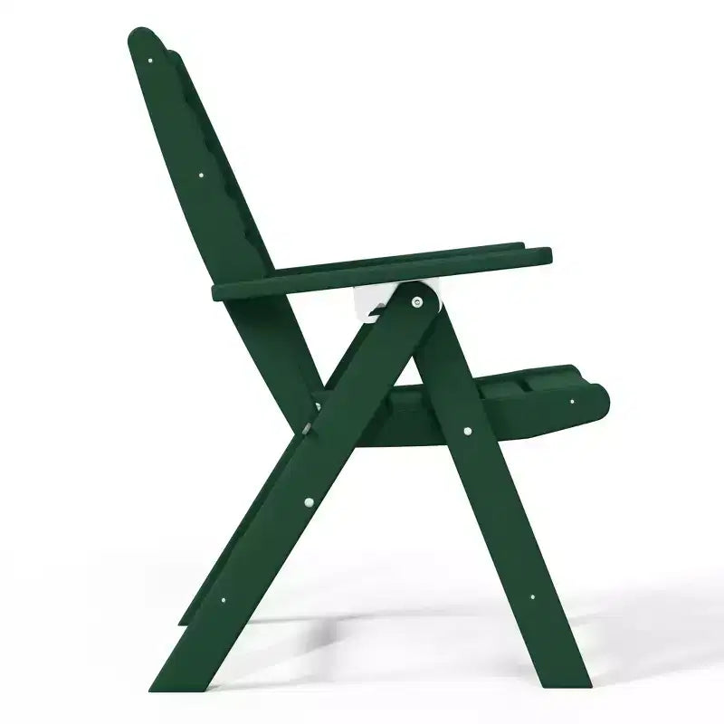 WestinTrends Malibu HDPE Adjustable Highback Folding Patio Dining Chair