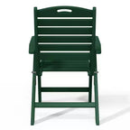 WestinTrends Malibu HDPE Adjustable Highback Folding Patio Dining Chair