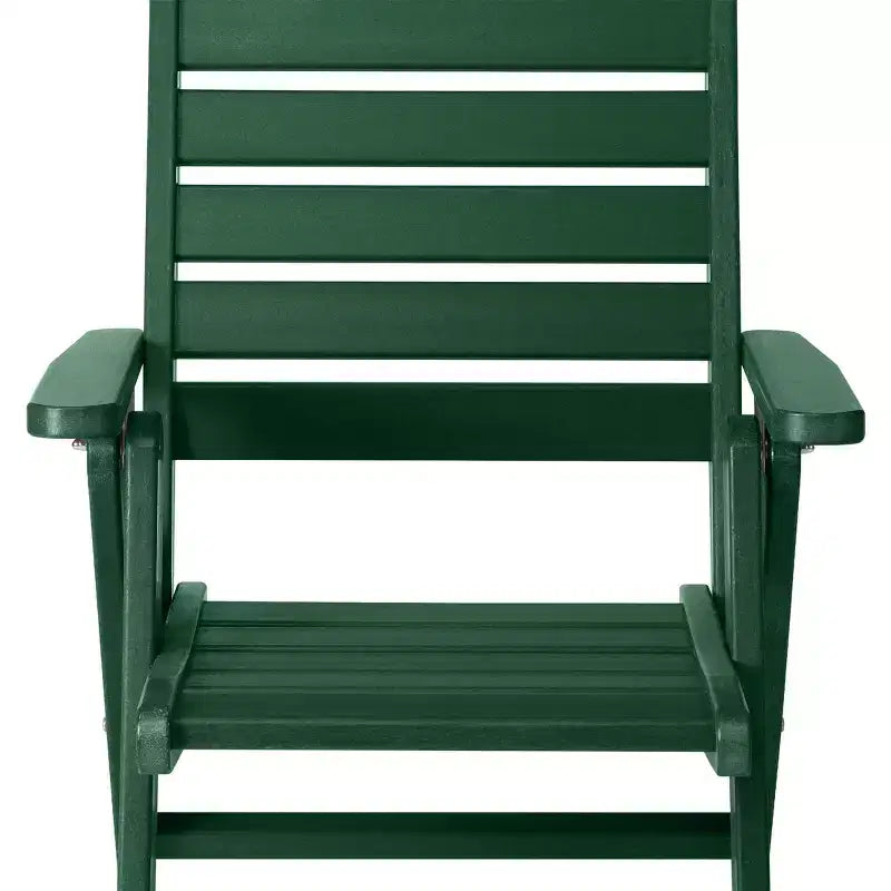 WestinTrends Malibu HDPE Adjustable Highback Folding Patio Dining Chair