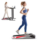 EGOFIT Walker Pro M1 - Cool Grey, Under Desk Treadmill, 5% Incline, LCD Display