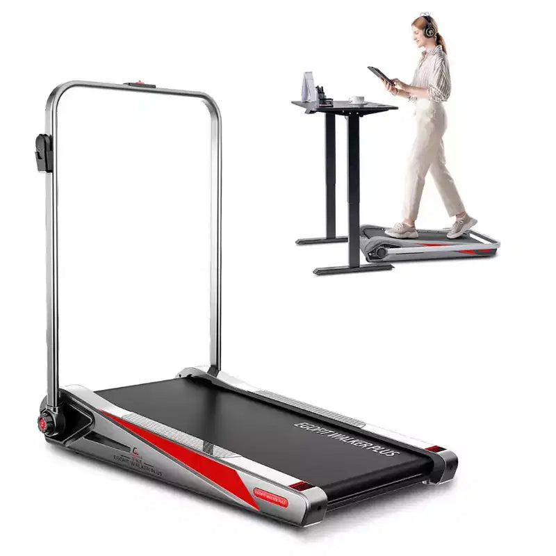 EGOFIT Walker Plus M1T -Cool Grey, 2-In-1 Folding Treadmill, Walking & Jogging